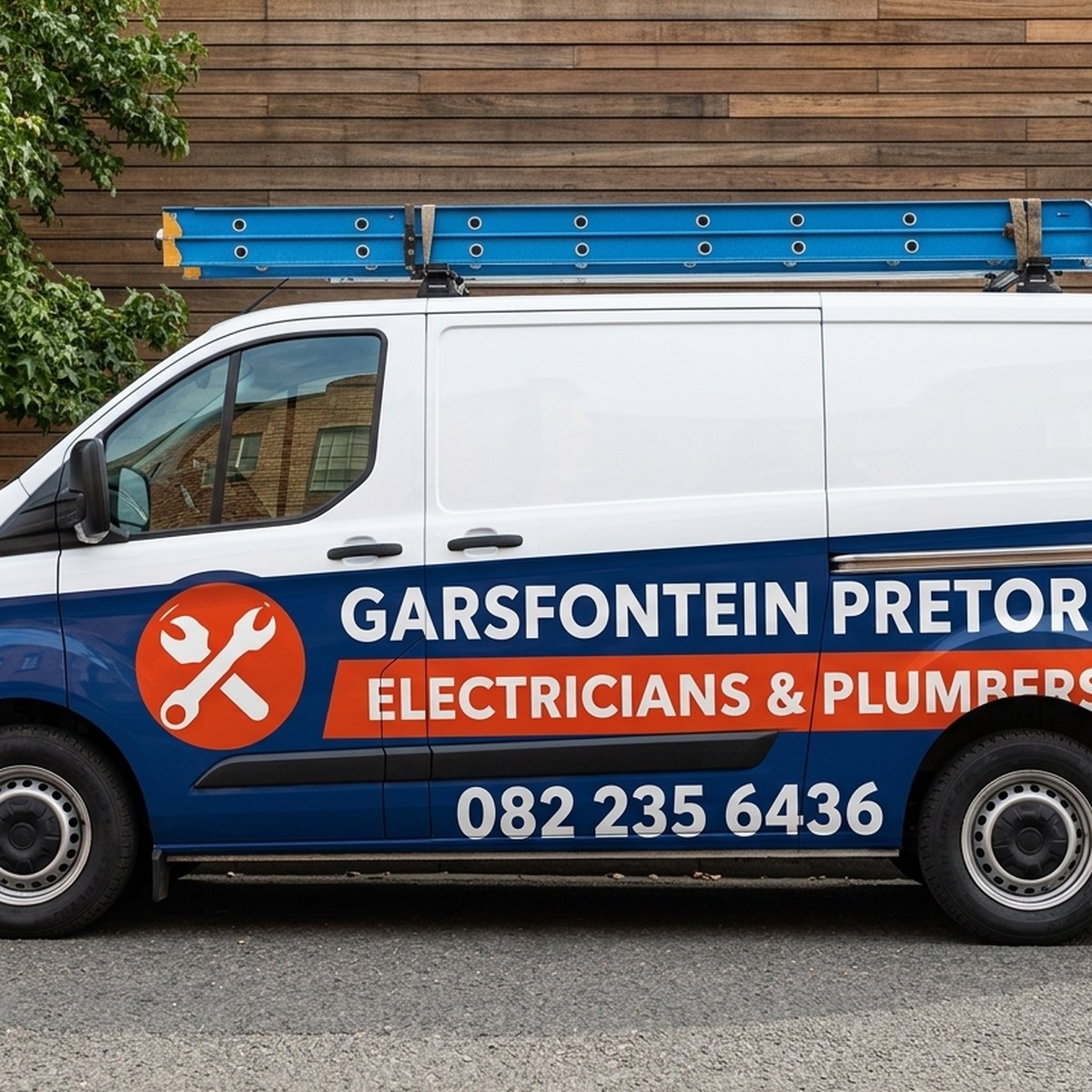 Garsfontein Pretoria Electricians and Plumbers branded van